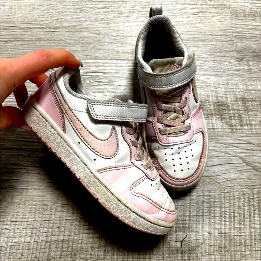 Nike Kids' Pink and White Sneakers